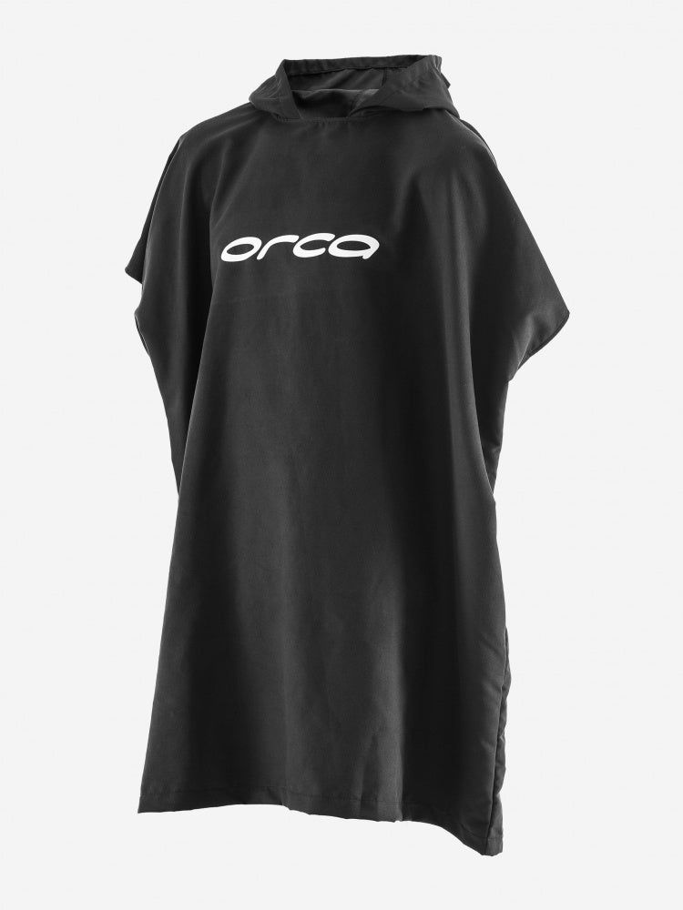 super absorbent Orca Poncho Towel Black