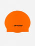 hi-vis orange Orca Silicone Swim Cap