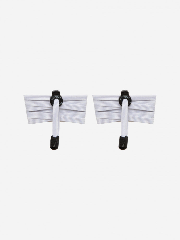white speedlaces for triathlons from orca