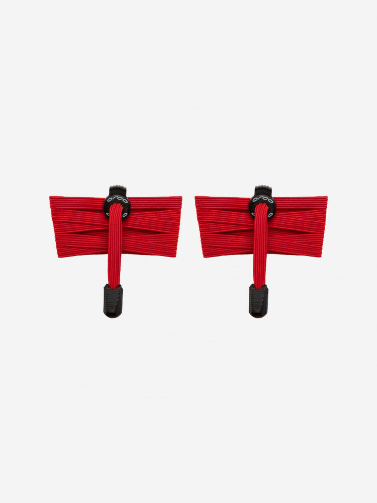 orca speed laces in red, for triathlons