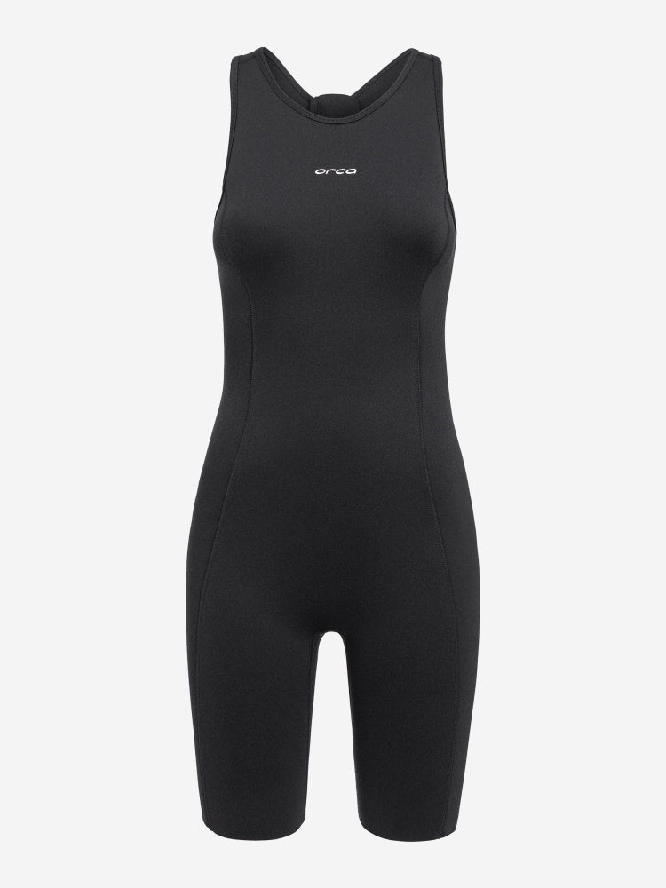 Orca Swimskin Shorty Womens black, highly durable, made with neoprene