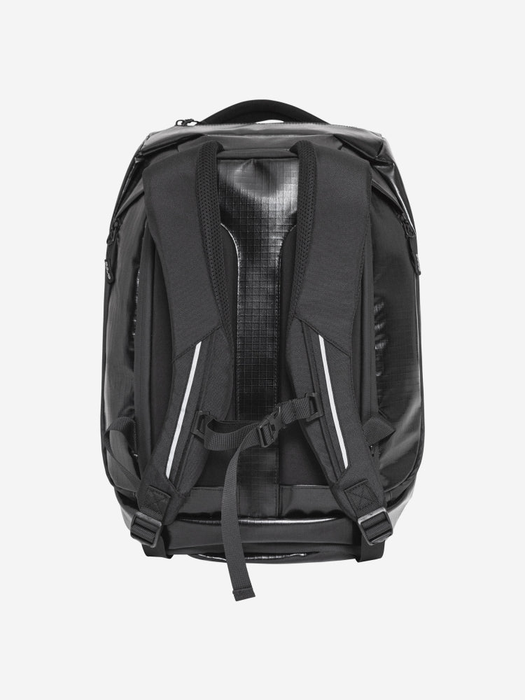 orca training backpack, 30 L capacity, waterproof swim bag, showing straps at back