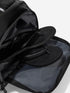 orca training backpack, 30 L capacity, showing open pocket with flip flops inside