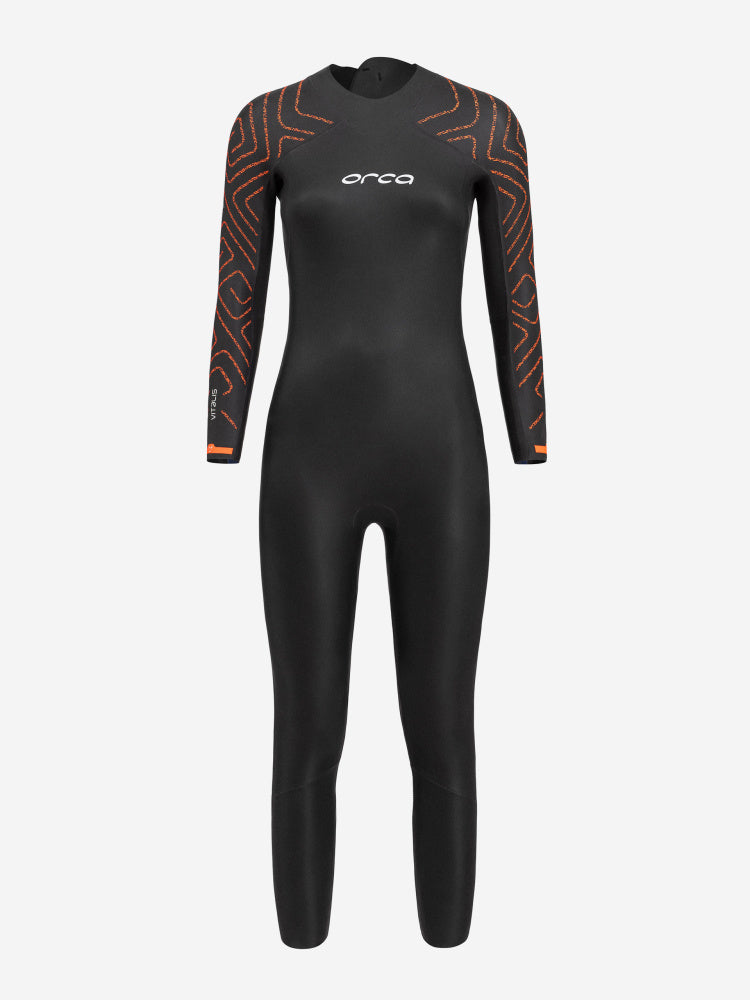 Orca Openwater Vitalis TRN Womens black sea swimsuit and wetsuit