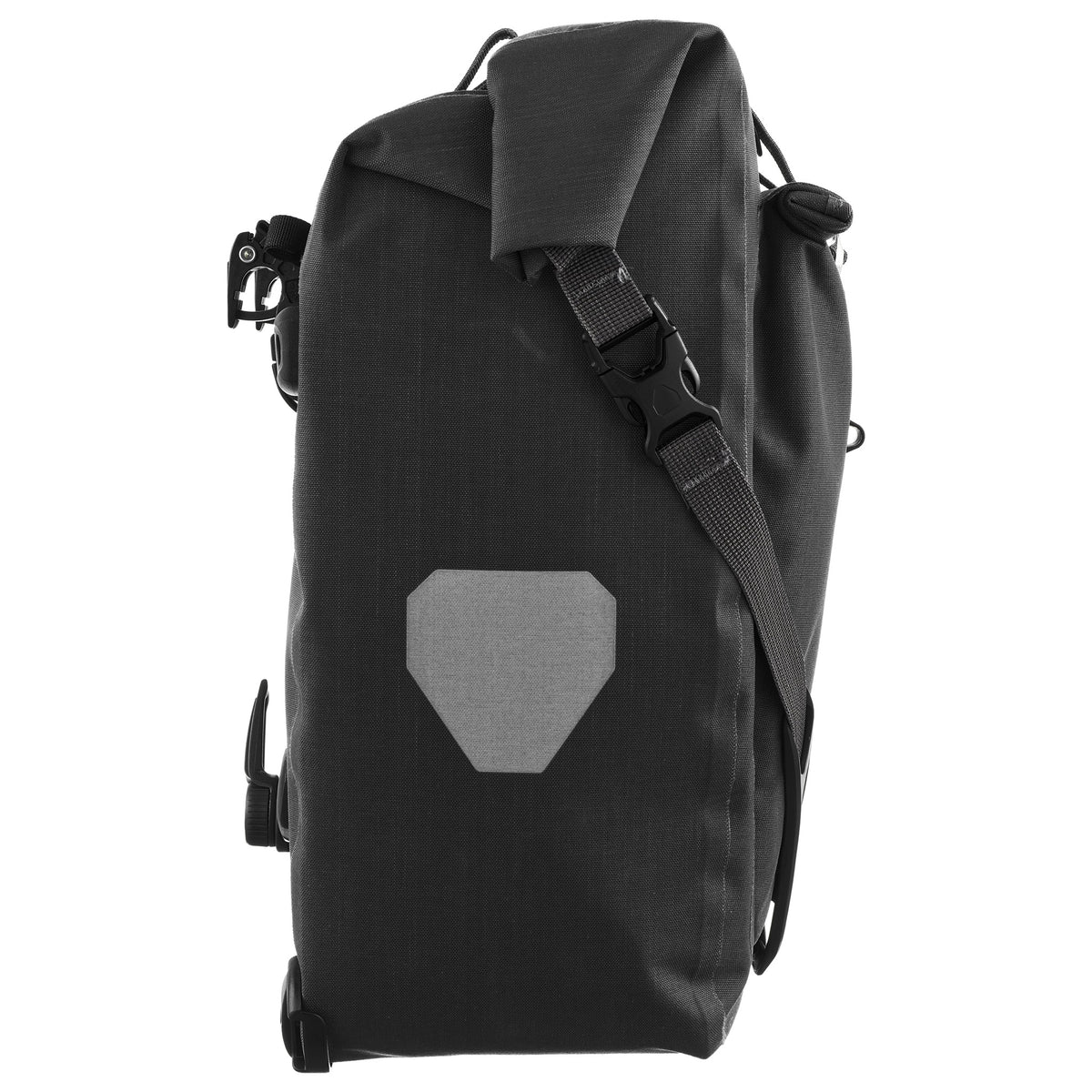 ortlieb panniers, backroller plus 23 litre, side view