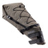 Brown ortlieb bicycle seat bag with black straps on a white background
