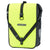 front view of yellow ortlieb sport roller bag reflective waterproof for cycling 