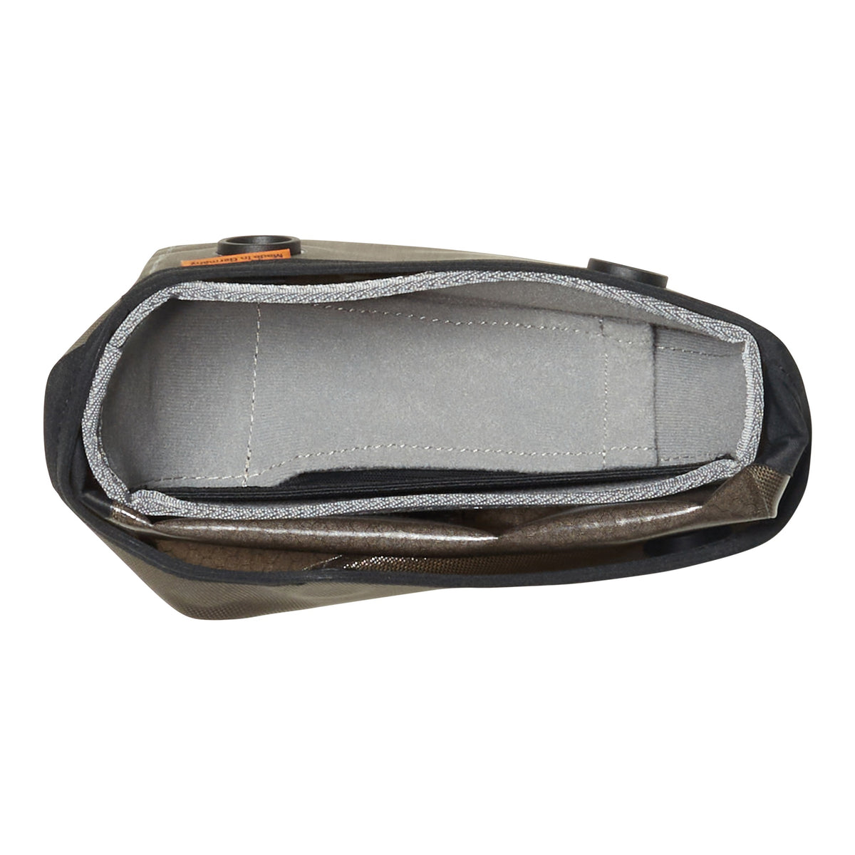 ortlieb fuel pack, top tube bag, inside view