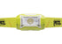 Yellow headlamp with Petzl logo on a white background