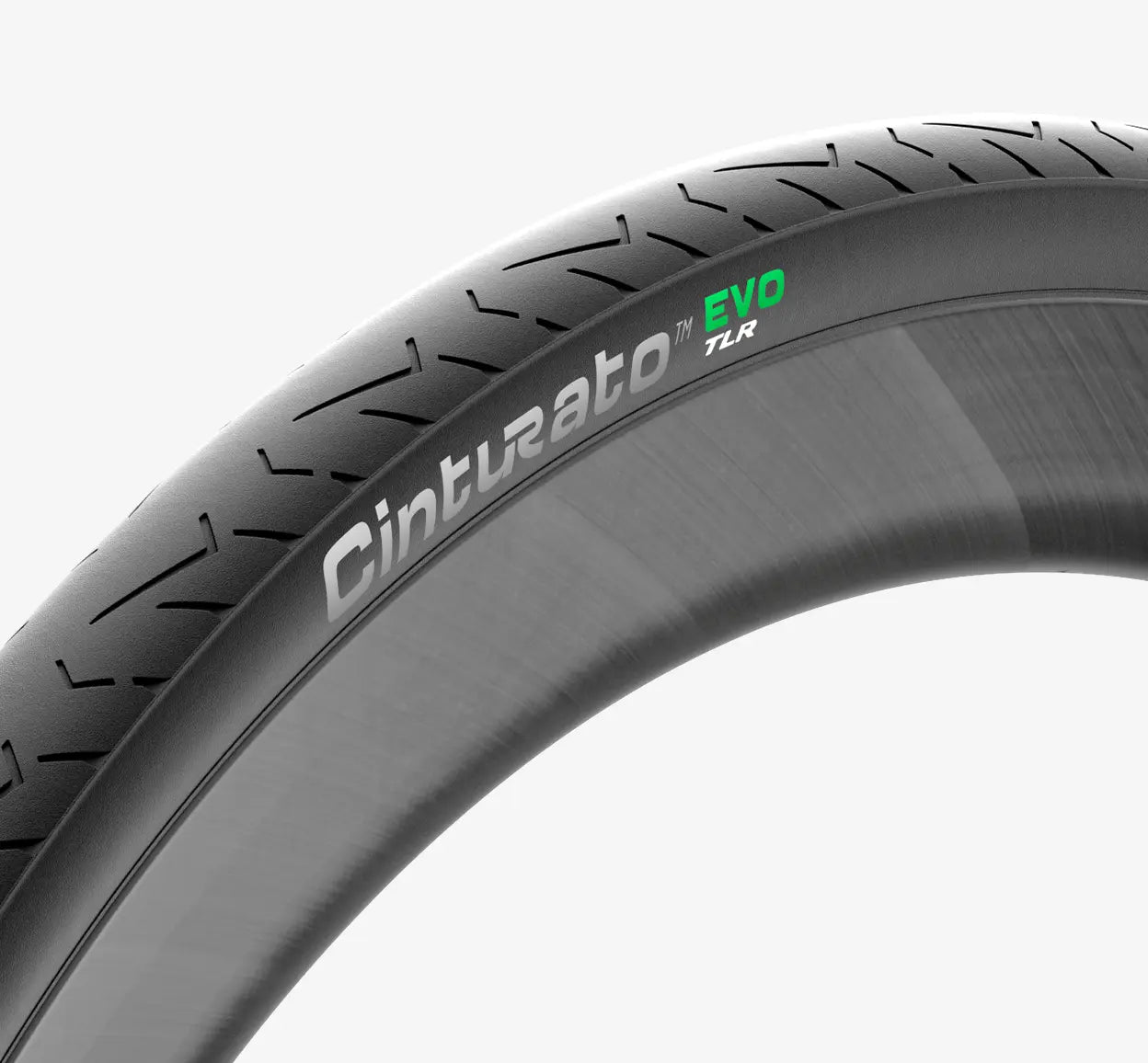 Pirelli Cinturato tyree with tread pattern and branding on a white background