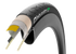 Pirelli Cinturato Evo bicycle tyre with a detailed view of its construction 