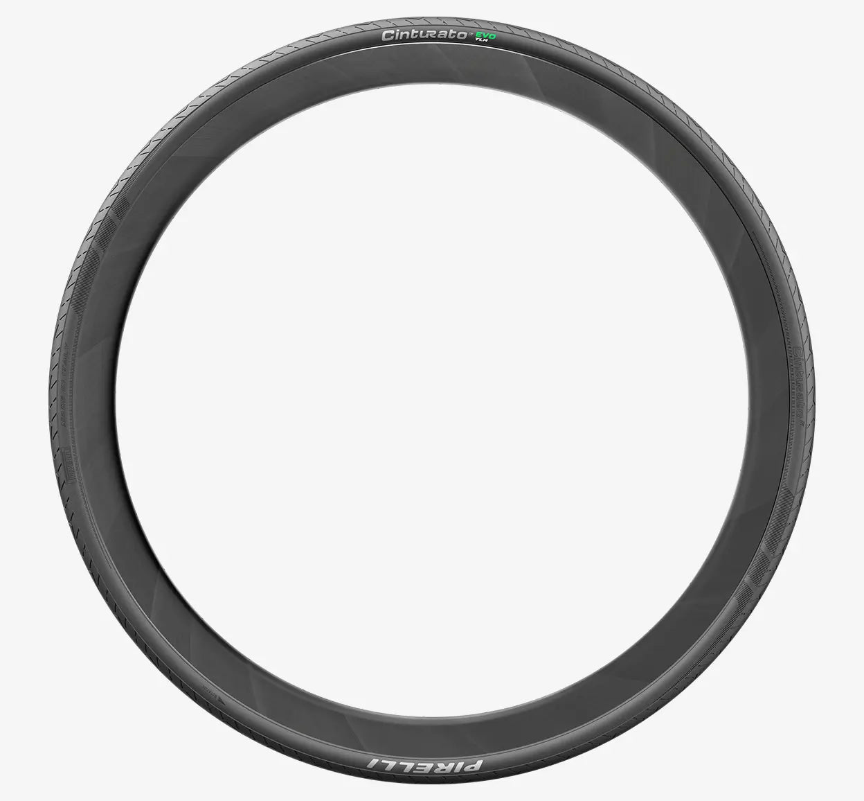 Pirelli cinturato evo tyre on a white background