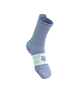 compressport pro racing ultralight run high quarter sock in light lavender and white colour. side view.