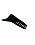 picture of compressport pro racing visor in the black colour side on view