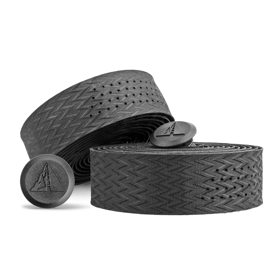 picture of profile design race handlebar tape in a black colour on a white background
