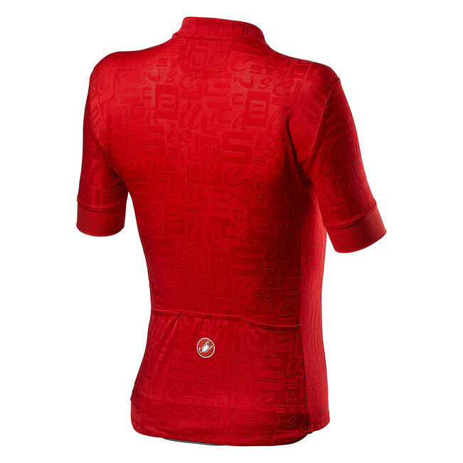 castelli women's bike jersey red