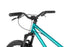 radio asura complete bike with 26" wheel for dirt jumping, pump tracks, blue colour, close up of handlebar and frame