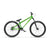 radio asura complete bike with 26" wheel for dirt jumping, pump tracks, green colour, side view of complete bike