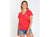 Rip Curl V Neck Tee, Hibiscus Red for Women