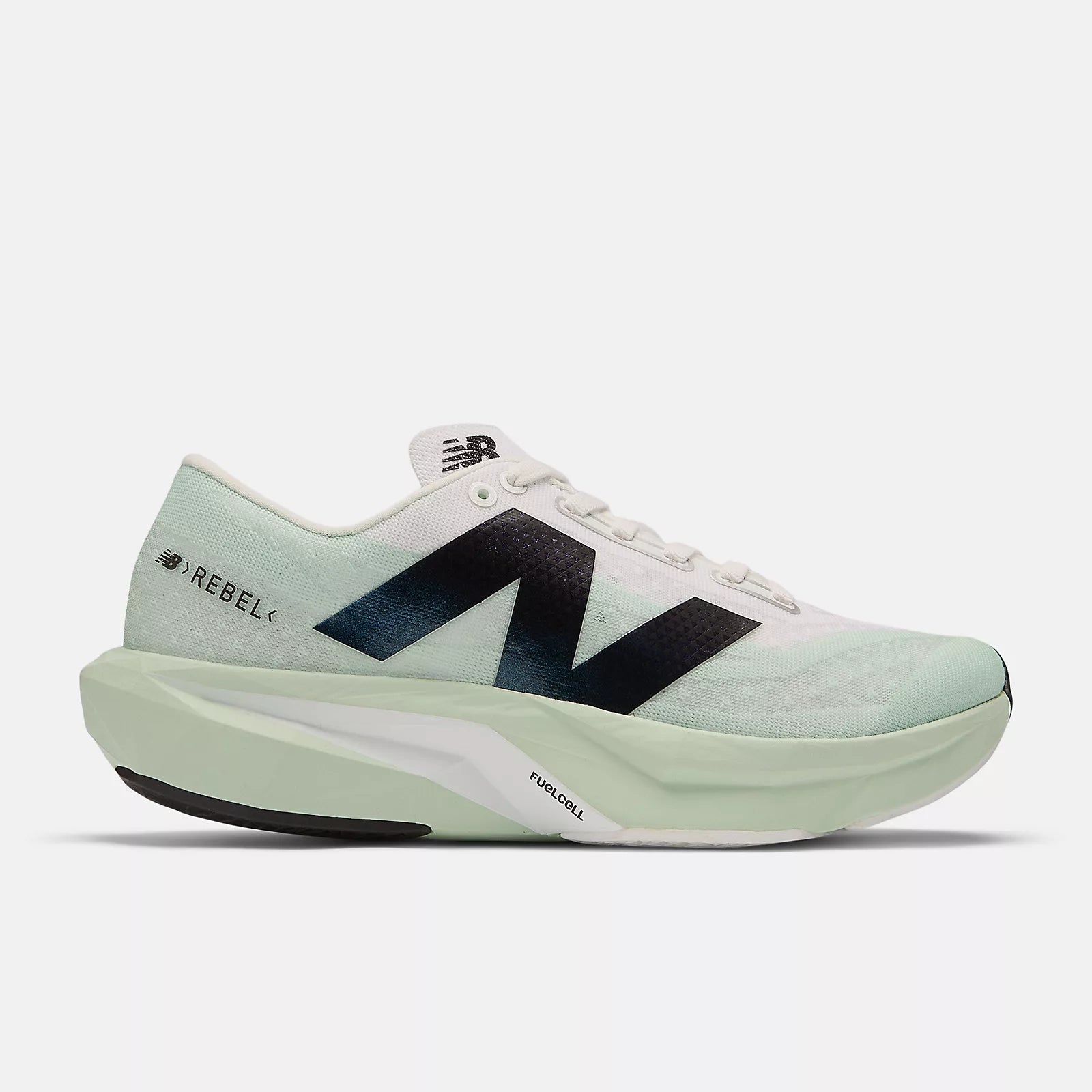 new balance fuelcell rebel running shoe for women, green colour