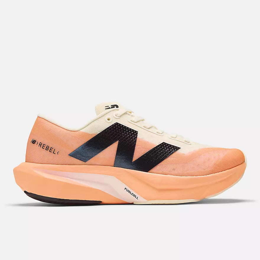 new balance fuelcell rebel running shoe for women, orange colour