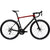 black and red ridley road bike