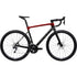black and red ridley road bike