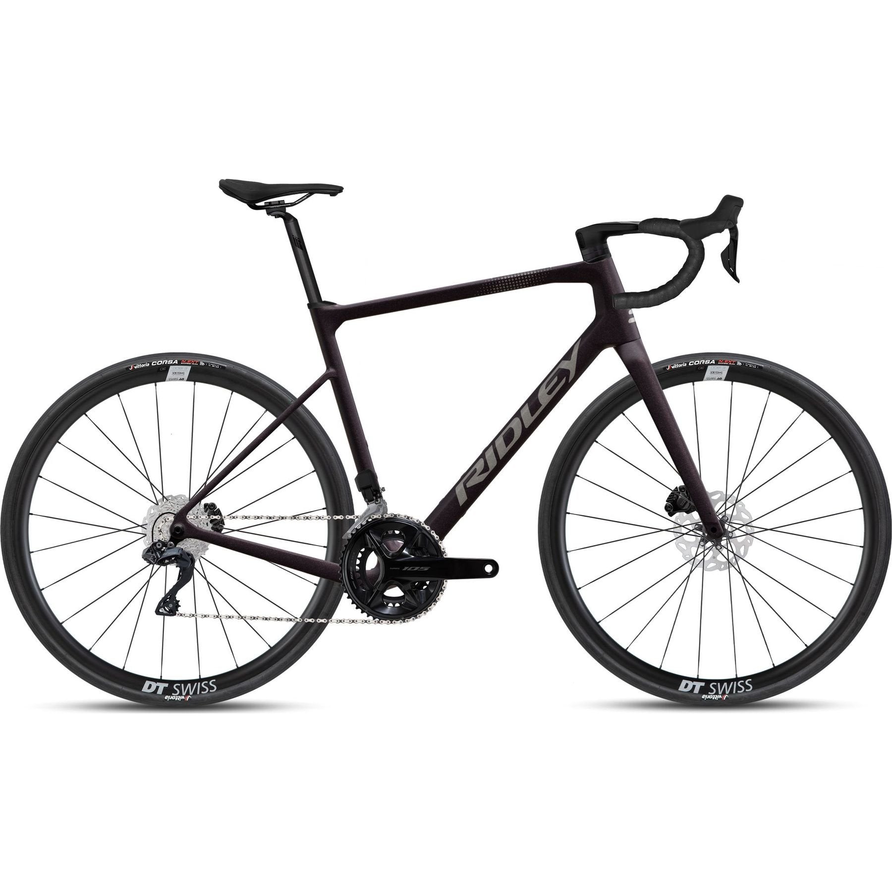ridley grifn all road bike in maroon colour
