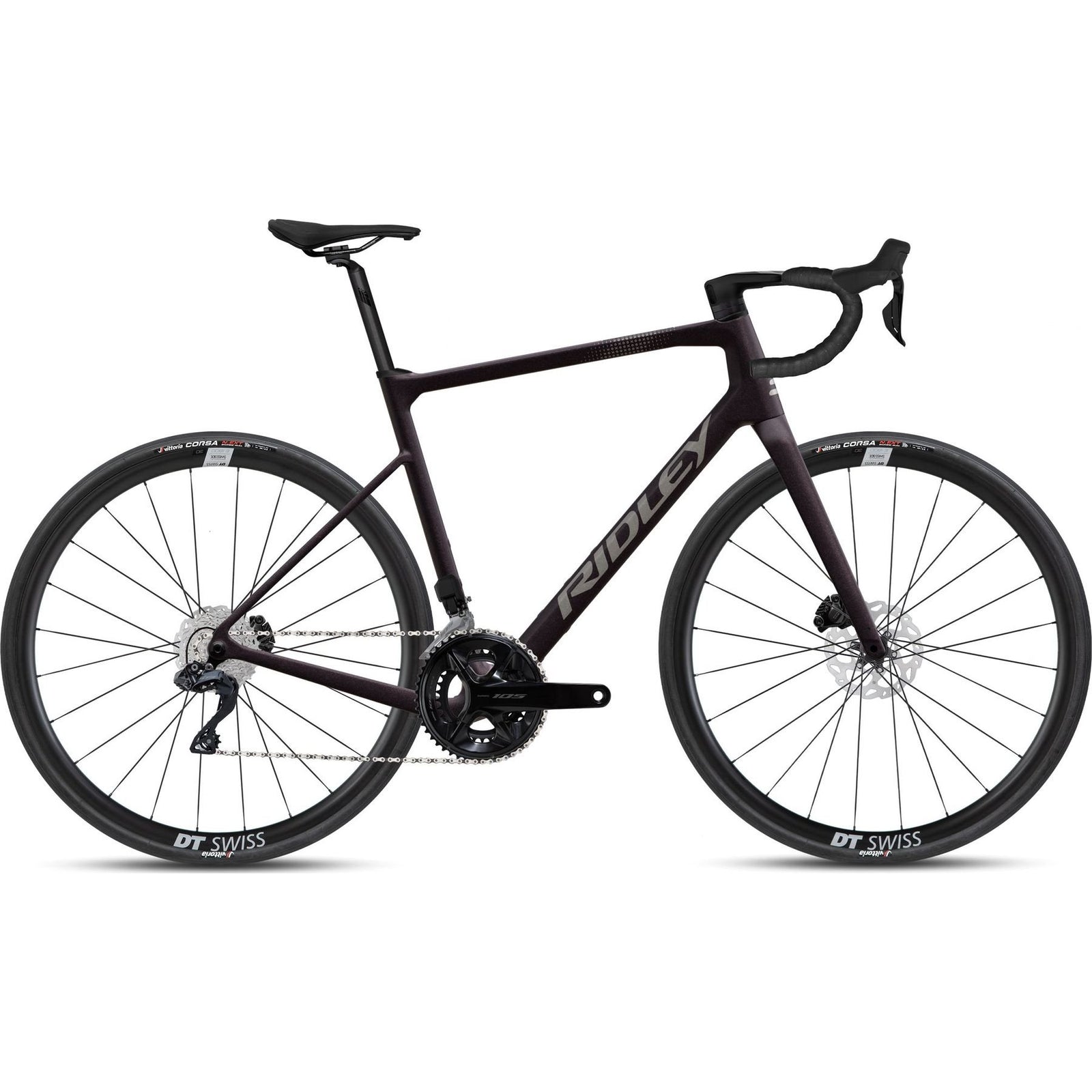 ridley grifn all road bike in maroon colour