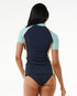 Rip Curl Block Party UPF50 SS Rash Vest