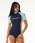 Rip Curl Block Party UPF50 SS Rash Vest