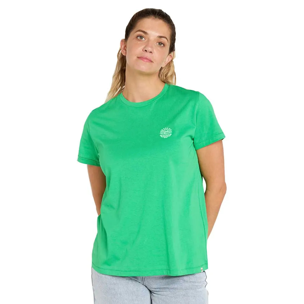 rip curl re-entry green tee