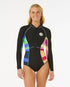 Rip Curl G-bomb short wetsuit for women, multicolour and black