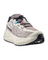 side view of salomon aero glide grvl 4 running shoes for women in vanilla ice colour