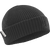 salomon docker beanie, wool blend hat for warmth and comfort, black colour, salomon beanie on a white background
