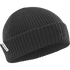 salomon docker beanie, wool blend hat for warmth and comfort, black colour, salomon beanie on a white background