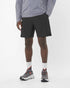man wearing Salomon Shakeout Core 2in1 7" run short with hand in pocket
