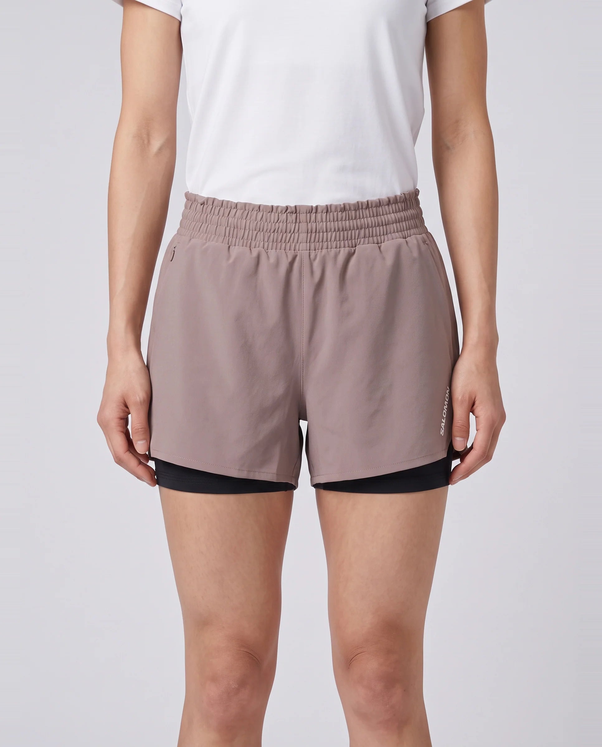 Salomon Women's Shakeout Core 2in1 Shorts 4"