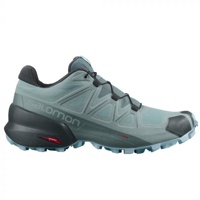 salomon womens speedcross 5 trail shoe, slate trooper