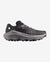 Side view of the men's Salomon Ultra Glide 4 trail running shoe in black, dark gull grey colour