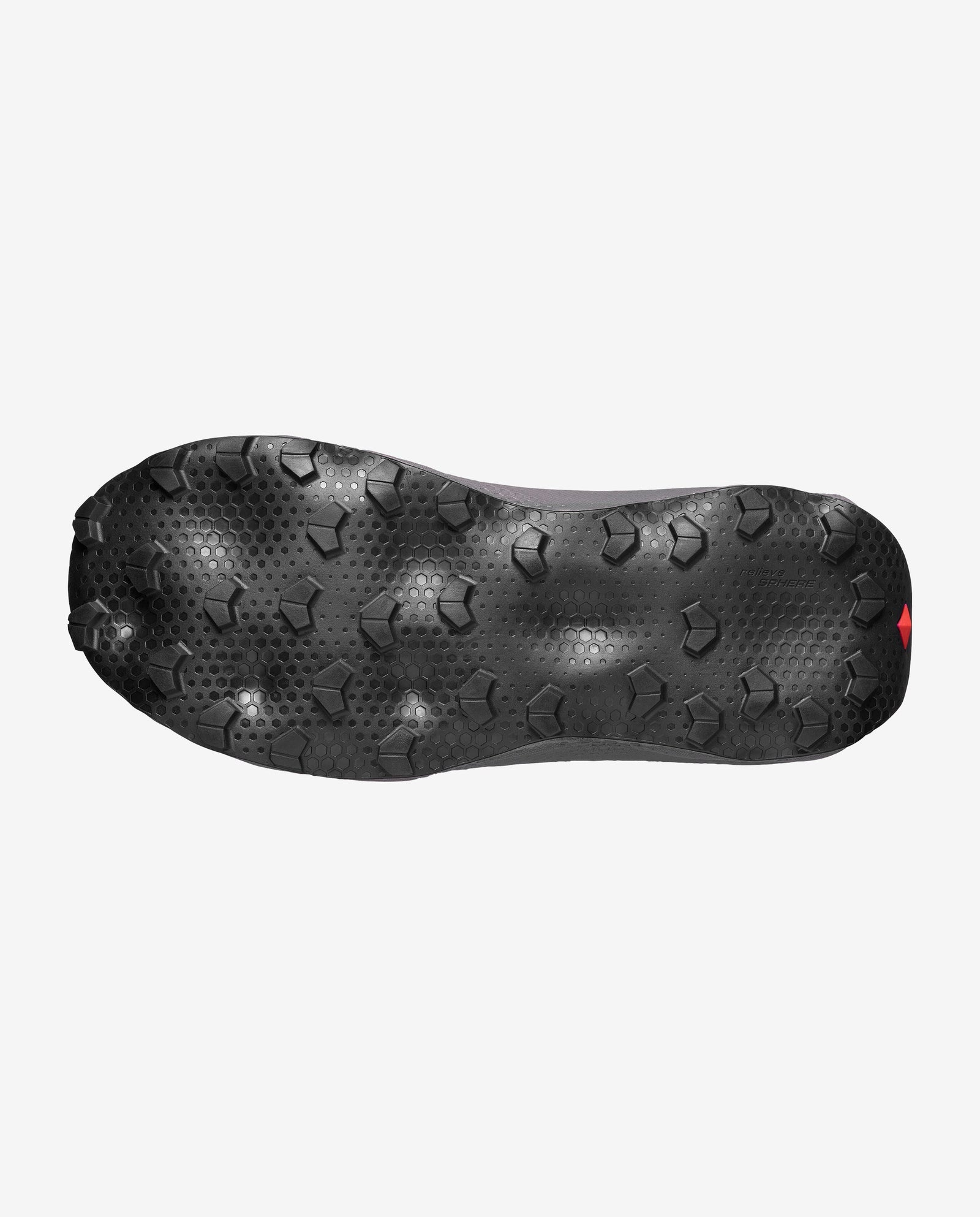 Sole of the men's Salomon Ultra Glide 4 showing lugs