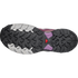 sole of salomon x ultra 360 edge gtx for women, waterproof hiking shoe with good grip, purple and grey colour, 