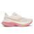 white with pink sole saucony endorphin speed 5 for women lightweight nylon plated speed running or race day shoe