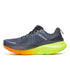 Saucony guide 18 mens running shoe with blue, orange, and green design on a white background