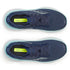 saucony guide 19 for women, supportive road running and walking shoe with good cushioning, navy and light blue with white sole, top down view of shoes