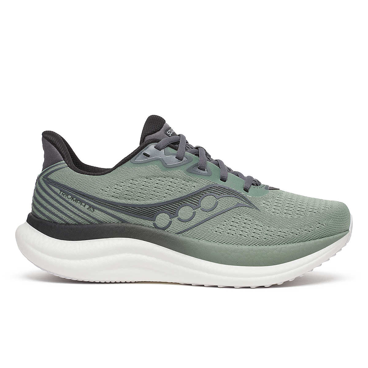 Saucony Triumph 23 cushioned running shoe for men, green colour