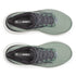 Saucony Triumph 23 cushioned running shoe for men, green colour, pair of shoes, top view