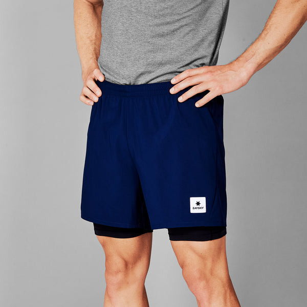 SAYSKY Men's 2in1 Pace Shorts 5"