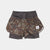 saysky camo pace 2in1 run shorts for women with logo at front
