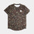 saysky camouflage men's running tshirt with logo on front